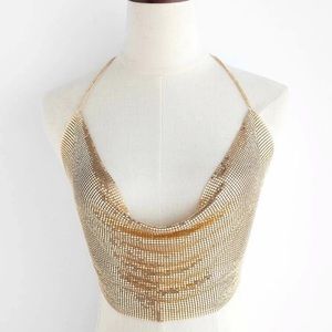 Gold Chain Bralet